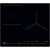 AEG Induction Hob, TO63IQ0BIB, 60 cm, 3 Zones | Bridge function, with individual sliders (0-14) with 3 PowerBoost zones and i