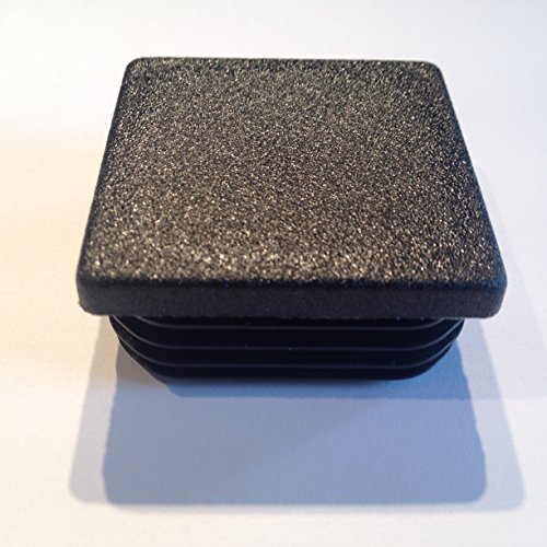 10 Stück Schutzkappe Lamellenstopfen 30x30, WS 1,2-3,0mm, Farbe (schwarz RAL 9005)