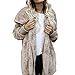 Produktbild Ba Zha Hei Damen Fraun Strickjacke Sweatshirt Langarm Pullover Pulli Mantel Sweatshirt Sport Hoodie Jacket Outwear (Khaki, XL)