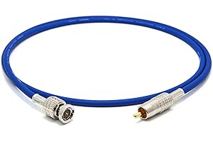 2964 enoaudio koncentryczny kabel cyfrowy 75 Ohm | Canare Gold RCA - BNC | HiFi - 0,5 m