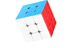 Speed Cube Stickerless, TOYESS Cube de Vitesse 3x3x3 Cube Magique Cadeau de Noël pour Enfants et Adultes (sans Autocollant)