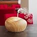 Produktbild GX.Diffuser Nachtlicht Aroma ätherisches Öl Diffusor, Nebel Luftbefeuchter Whisper-Ruhig, Wasserlos Auto Absperrung für Spa Home Office Baby-Zimmer , light wood grain