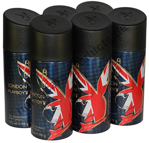 Preisvergleich Produktbild 6 x Playboy London Deo