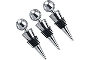 Qiuyan 3pcs Bottle Stopper for Wine Collection Red Wine Champagne Beer Saver Sealer