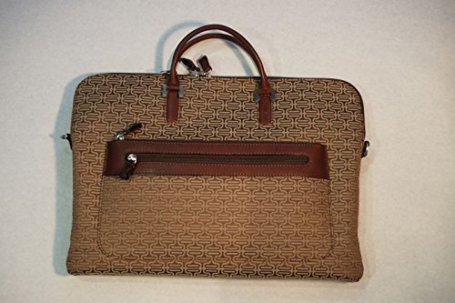 Damen Laptop Tasche 15 4  Jaquard - Tony Perotti Italy Farbe Dark Brown