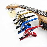 FACIL DE DESPLAZAR - Encaja perfectamente en Guitarras Acústicas y Eléctricas, Ukuleles, Banjos, Guitarras folclóricas y Mandolinas.