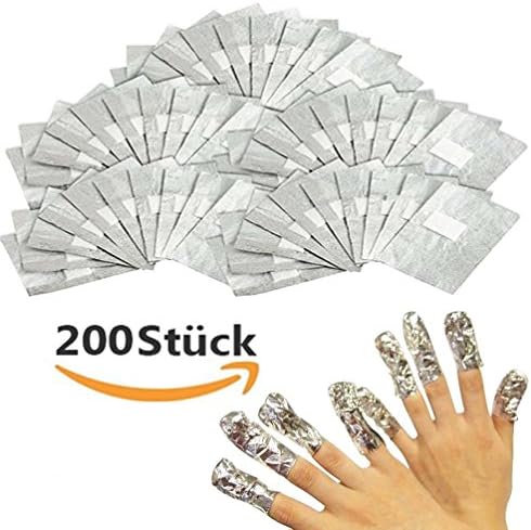 Vanyda Aluminium Foil Nail Polish Remover Gel Pads (Pack of 200)