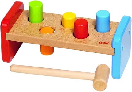 Hammerbank Goki Basic: Panca Martello In Legno Colorata E Robusta Per Il Gioco Dei Piccoli - 5
