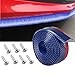 Produktbild gogolo DIY Auto Trunk 8.2 ft Carbon Line Front Bumper Spoiler Lippe Displayschutzfolie Rock, 100% wasserdicht Gummi Universal Lip Spoiler für Seite Lip und hinten