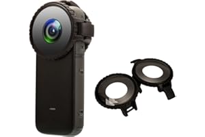 Fututech Objektivdeckel für Insta360 One X2 Schutzhülle aus Hartglas für Action-Kamera, kratzfest, stoßfest, Zubehör