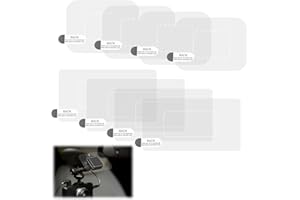 PEUTIER 8szt Naklejki na Przednia Szybe Dashcam, Naklejki Elektrostatyczne Folie na Przednia Szybe Aparatu Folia Elektrostatyczna na Przednia Szybe Samochodu do Montazu Kamery na Deske Rozdzielcza