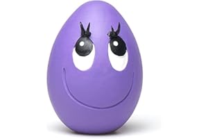 Lanco - Juguetes para Perros, Huevo Ríe Extra Large (XL), Color Púrpura, Mordedor Perro, Juguete para Mascotas, Caucho 100% Natural Látex