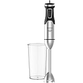 Taurus HB2300X Hand Blender 2300W, Variable Speed, Turbo, 1 L Glass | 4 stainless steel blades, stainless steel rod, Smart Pr