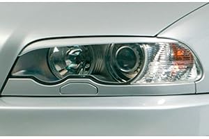 RDX RACEDESIGN Scheinwerferblenden 3-serie E46 Coupé/Cabrio -2003 & 2003- (ABS), Unlackiert