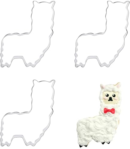 Creative Party Lama Ausstechform – 10,16 Cm, Weiß, Lebensmittelecht