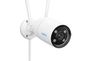 Reolink ColorX Telecamera Wi-Fi Esterno/Interno, Visione Notturna True Color, Apertura F1.0, Sensore 1/1,8", 2K Videocamera Sorveglianza WiFi, Rilevamento Intelligente, Audio a 2 Vie, CX410W