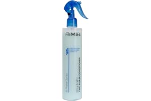 ‎FEMMAS FemMas Bi-Phase Kollagen Leave In Conditioner Sprühkur 320ml I 2 Phasen Feuchtigkeitsspray I Haarpflege-Spray ohne Ausspülen I für trockenes und sprödes Haar I Anti-Frizz Detangler Haar-Kur