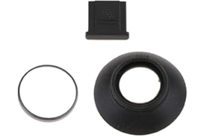 SGerste Gummi-Okular mit Blitzschuh-Abdeckung für Nikon D850/D500, bietet Dämpfung um das Okular der Kamera
