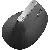 Logitech MX Vertical Kablosuz Gelişmiş Mouse, 57&deg; Dikey A&ccedil;ılı Ergonomik Tasarım, 4000 DPI, &Ccedil;oklu Cihaz &Ouml;zelliği, 4 Ay Pil &Ouml;mr