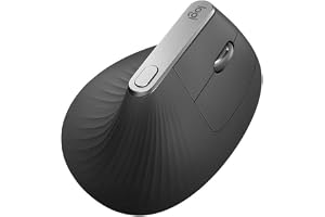 MX Vertical Ergonomsk Trådlös mus, Bluetooth och 2,4 GHz med USB Unifying Receiver, 4000 DPI Optisk sensor, 4 Knappa