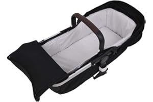 Tititnins® - Funda Capazo para Bugaboo Fox 5 GRIS MELANGE | Vestidura Cubre Cuco Bebé | Te Permite Llevar el Cubre pies Original | Paredes Acolchado Transpirable 3D | 100% Algodón