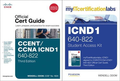 Télécharger CCENT/CCNA ICND1 MyITCertificationlab 640-822 Official Cert Guide Bundle Livre PDF Gratuit