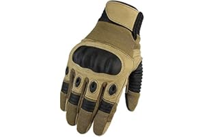 RANGER TACTICAL UK Full Finger Touch Screen Contact Gloves Hard Knuckle Cycling Biking Paintball Airsoft