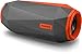 Price comparison product image Philips SB500 M/00 Shoq Bluetooth Speaker Waterproof LED Light, 30 Watts Black/Orange