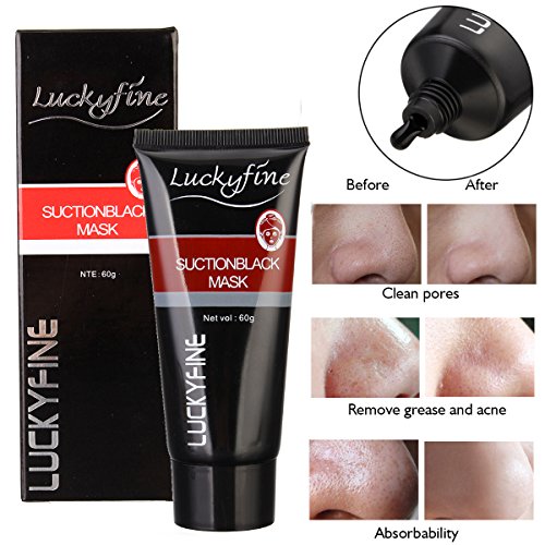 Blackmask, LuckyFine Entfernen Mitesser Akne Mask Reinigungsmaske Blackmask 60g - 6
