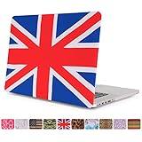 MacBook Pro 13 Case, GOLP-Ultra Slim Matte Plastic Protective Cover UV Painting Hard Shell for Apple MacBook Pro 13 Inch With DVD/ CD Drive Model A1278(UK flag)