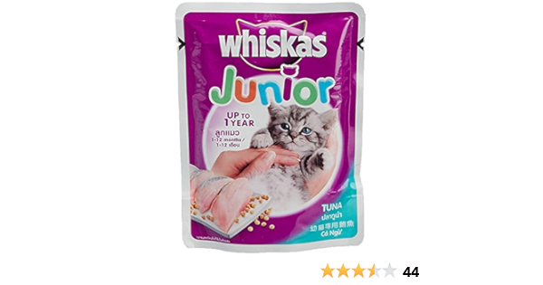 whiskas junior tuna