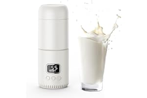 AGRDEED Tragbarer Flaschenwärmer Baby, 400ml Flaschenwärmer Baby Unterwegs mit temperatur 37~55 °C Thermosbecher, Wasserwärmer Fläschchenwärmer To Go, Schnelle Erwärmung & Warmhaltefunktion