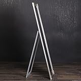 Standspiegel BAROCK Silber ANTIK SPIEGEL MIT STÄNDER HOLZRAHMEN Domingo 160x40cm - 7