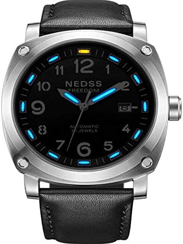 HRTJJT watch seiko mechanical watches steel sapphire 50M water resistant watch military male wristwatch