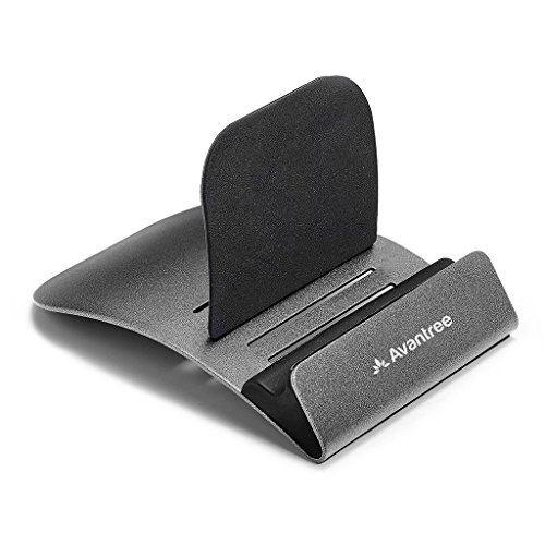 Avantree Massiver Stahl Tablet Halterung Ständer für Küchen, Multi-Winkel Verstellbar Desktop Handy Halter Kompatibel mit dicken Gehäusen, für iPad Air, mini, Surface, E-book, Nook, Samsung - TB103