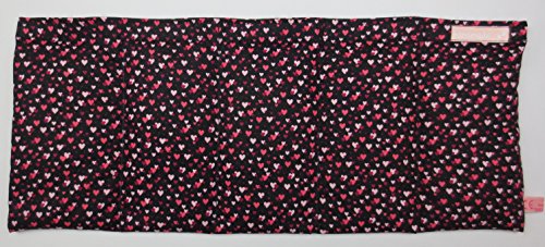 Wärmekissen Körnerkissen Dinkelkissen Herzen Rot auf Blau ca. 50x20cm