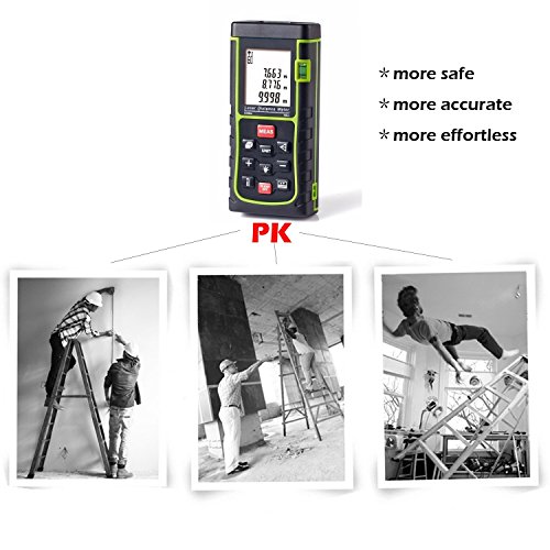 Laser Entfernungsmesser KingTop Digital Laser Messgerät für Distanz, Flächen, Volumen, Messbereich 0,05~40m - 4