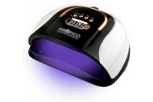 PROFICO C4 Plus lampa do paznokci UV 256 W, profesjonalna lampa LED do suszenia paznokci