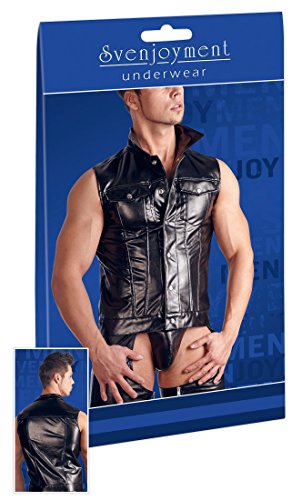 Preisvergleich Produktbild Svenjoyment Lederimitat Herren Weste XL