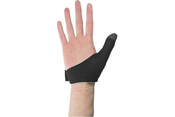 Bowling tumhandske, bowling thumb saver, justerbar bowling tumskydd höger/vänster, kompakta och lätta bowlinghandskar för kvinnor och män, för bowlingbollsporter