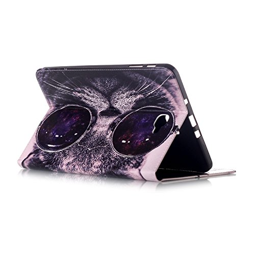 Romtronic Cute Colorful Flip Tasche PU Leder Abdeckung Stand Schutzhülle für Samsung Galaxy Tab A6 10.1 Pouces SM-T580 / SM-T585 + 1 x Schwarz Stylus (Design 07) - 5