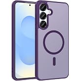 Spia Samsung Galaxy S25 FE ile Uyumlu Kılıf Kablosuz Derin Mor Vulga Sert Kapak Orijinal (Samsung Galaxy S25 FE ile Uyumlu, K