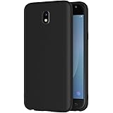 AICEK Cover per Samsung Galaxy J3 2017, Cover Samsung J3 2017 Nero Silicone Case Molle di TPU Sottile Custodia per Galaxy J3 
