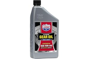 Lucas Oil 10791 Synthetic SAE 75W-140 V-Twin Gear Oil-946ml