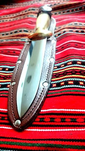 Double Edged Knife, Horn Handle, Very Sharp!!!