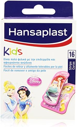 Hansaplast Kids Cures Disney Princess Design – Easy to remove and highly tolerables by The Skin – Pack of 16