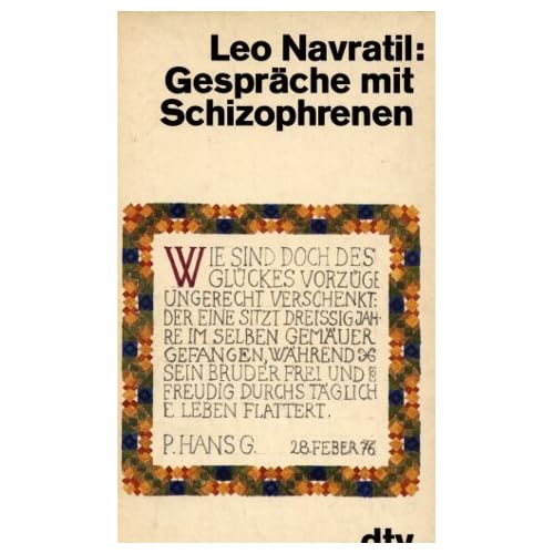 [PDF] Gespráche mit Schizophrenen. KOSTENLOS DOWNLOAD