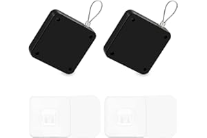 FUNRELAXER 2 chiudiporta automatico, sensore multifunzione, chiudiporta automatico con sensori, senza fori, con coulisse, chiudiporta per uffici domestici