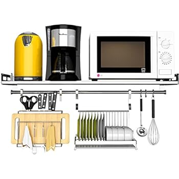 Amazon.de: LBMcf Küche Lagerung und Organisation Küche Regal Mikrowelle