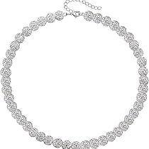 Collana Cristallo Oro 18k - Gioiello Delicato Per Donne, Regalo Matrimonio O San Valentino - Foto 4